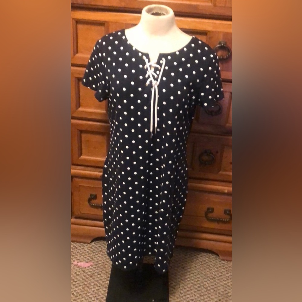Tommy Hilfiger polka dot dress Size large 12-14
